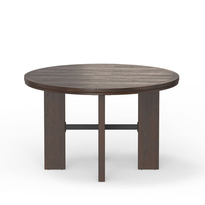 Gorman 2-in-1 Dining and Game Table – Walnut Brown