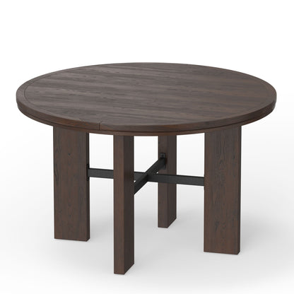 Gorman 2-in-1 Dining and Game Table – Walnut Brown