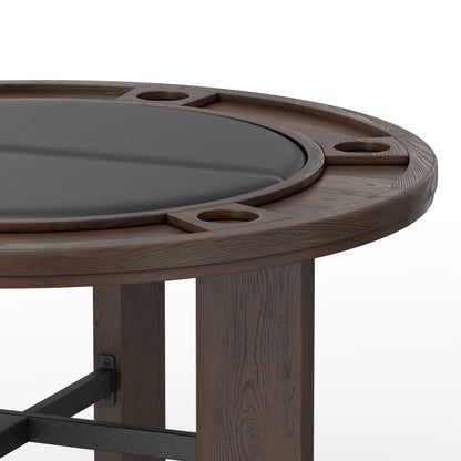Gorman 2-in-1 Dining and Game Table – Walnut Brown