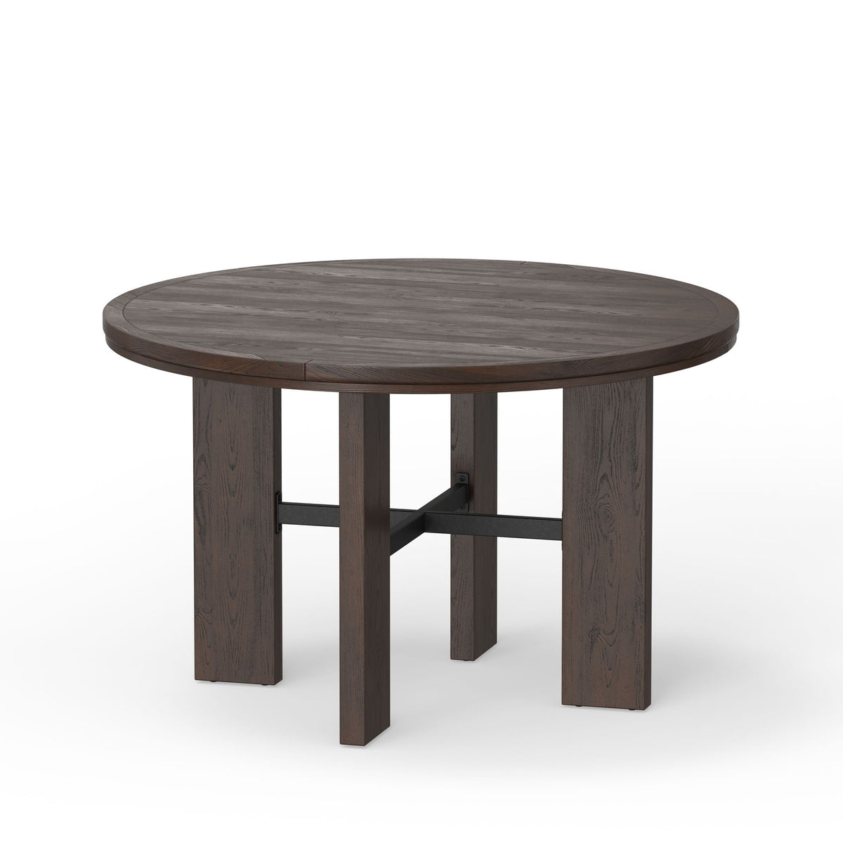 Gorman 2-in-1 Dining and Game Table – Walnut Brown