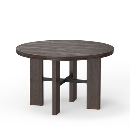 Gorman 2-in-1 Dining and Game Table – Walnut Brown