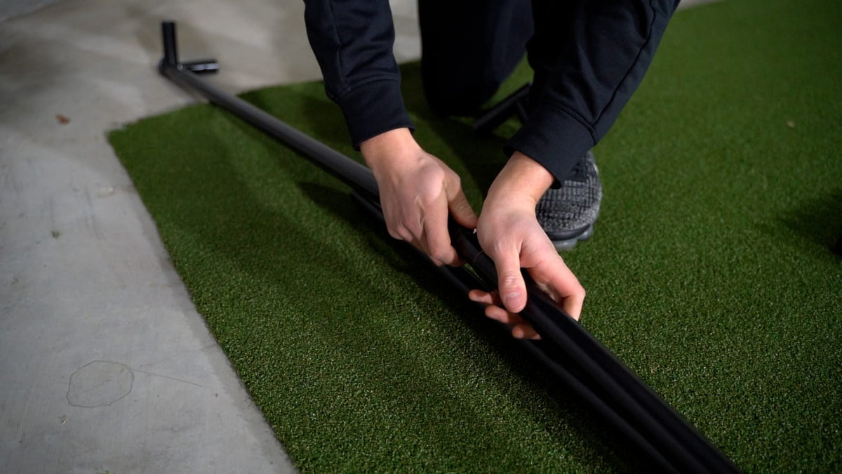 GolfBays SimBox Golf Simulator Enclosure with PRO+ Screen