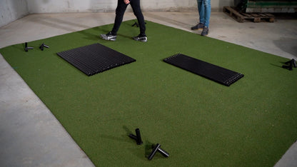 GolfBays SimBox Golf Simulator Enclosure with PRO+ Screen