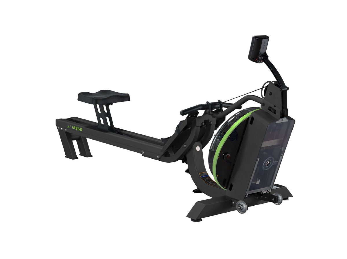 Dynamic Fluid Fitness M350 Fluid Rower with Adjustable Water Resistance