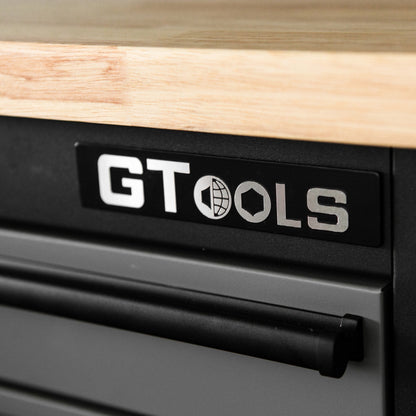 GT7218 72-Inch Rolling Tool Chest with Upper Cabinet, Pegboard, LED Light & Power
