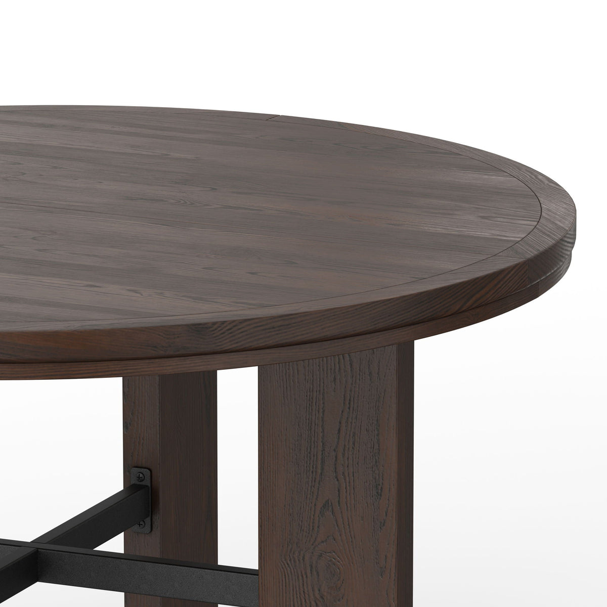 Gorman 2-in-1 Dining and Game Table – Walnut Brown