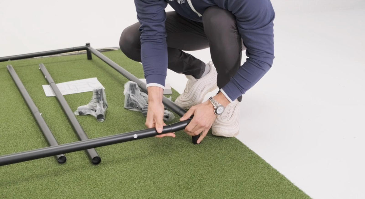 GolfBays SimBox Golf Simulator Enclosure with PRO+ Screen